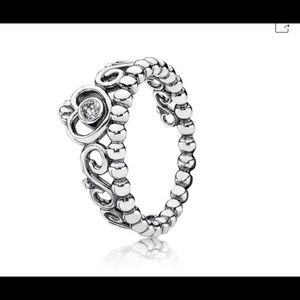 My princess and her majesty pandora rings.